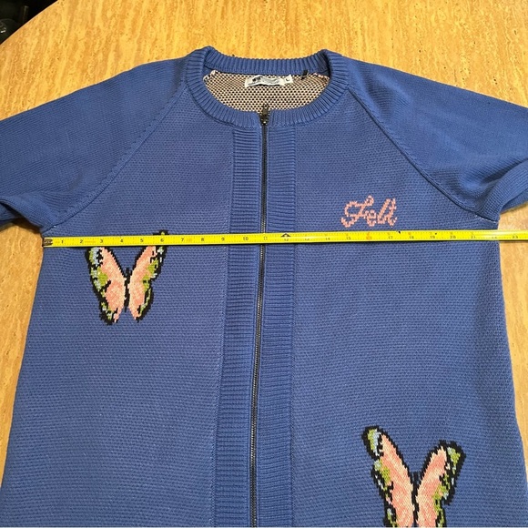 FELT Web Knit Zip Sweater Size L - Picture 10 of 16